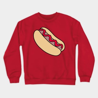 Hotdog with Ketchup Crewneck Sweatshirt